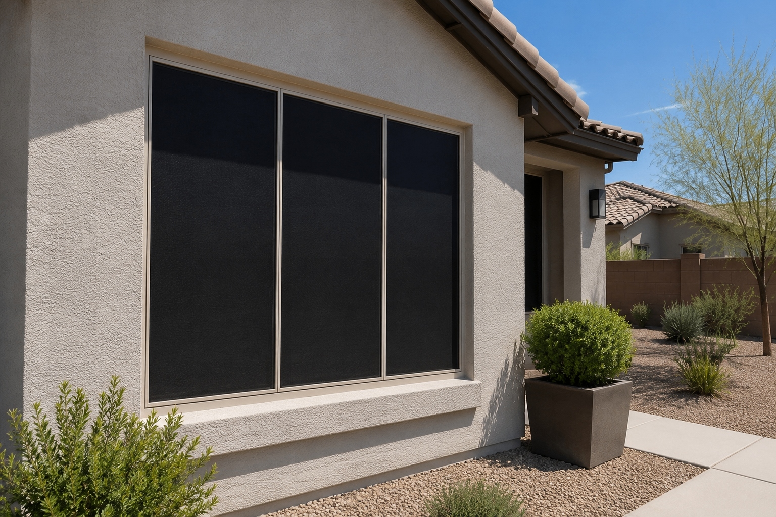 Sun Screen Installation